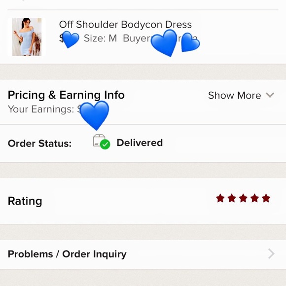 Off Shoulder Bodycon Dress - Picture 7 of 7